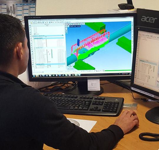 bureau d'études qui met ses compétences au service de vos projets sas Aranda bureau d'études mécanique de précision outillage
